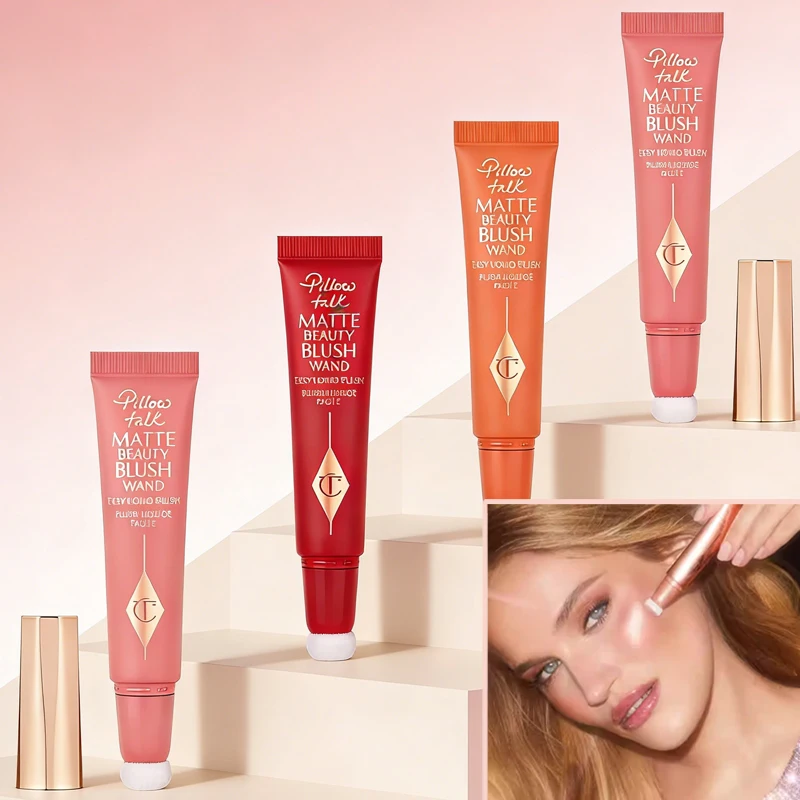 

Жидкие румяна-кушоны Charlotte Tilbury CT Spring Atmosphere в форме сердца, двухцветные, с эффектом хайлайтера, осветляющие детали лица