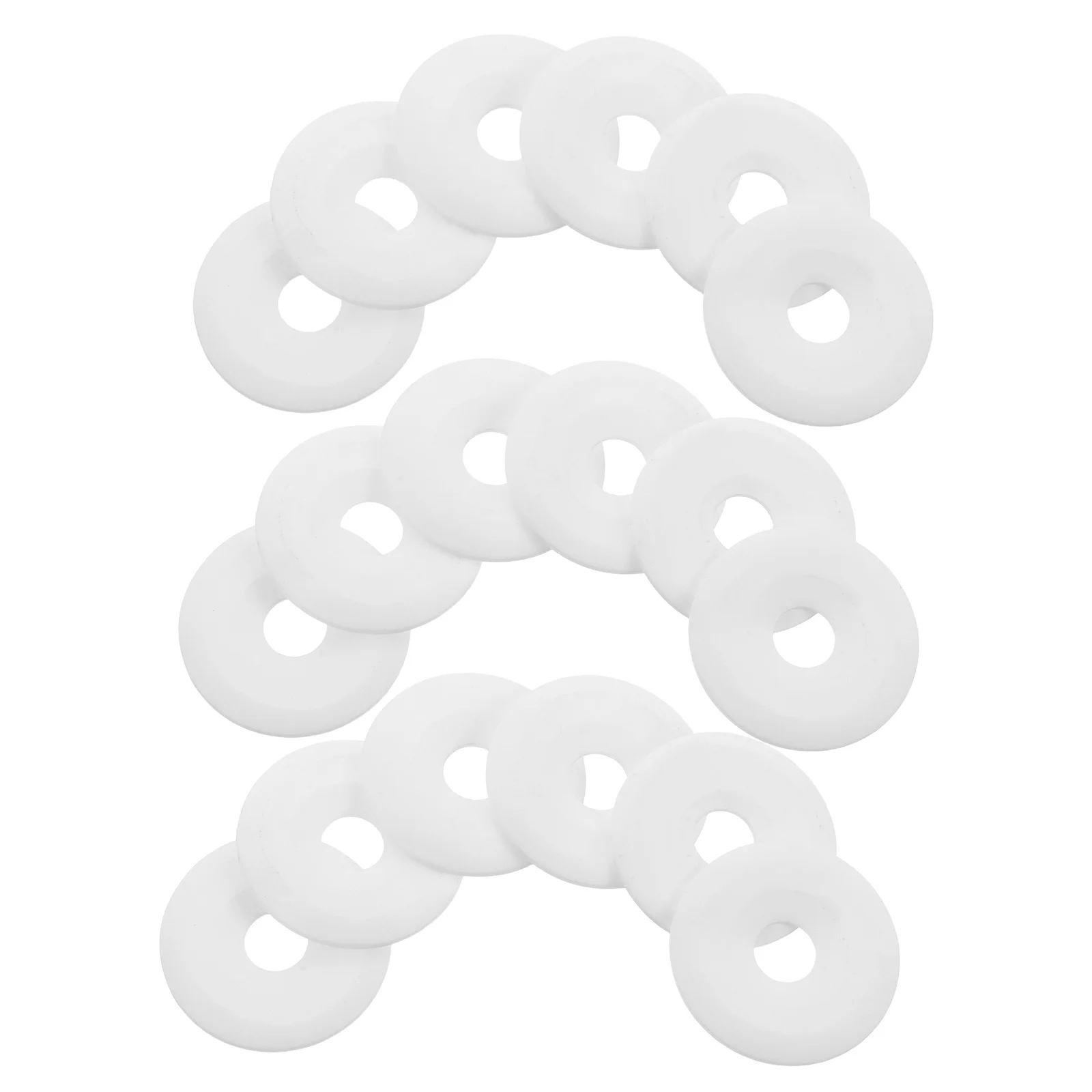 

30Pcs Ceramic Yarn Guide Wear Resistant Eyelet Yarn Guide Smooth Thread Flow Textile Machine Parts Industrial Sewing Machine