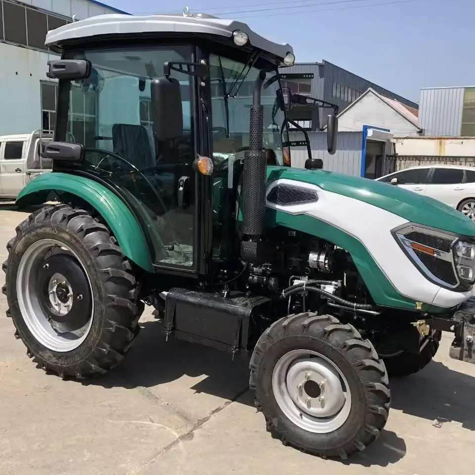 Factory Direct Supply Compact Farm Tractor 4x4 Drive Cab Diesel Engine Agricultural Machinery For Farming Land Management - view 4