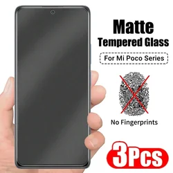 Mat temperli cam için Xiaomi Poco X3 F5 Pro X4 GT C40 F3 F4 GT M5 Mi buzlu ekran koruyucu için Mi Poco X5 F2 M3 M4 X4 Pro