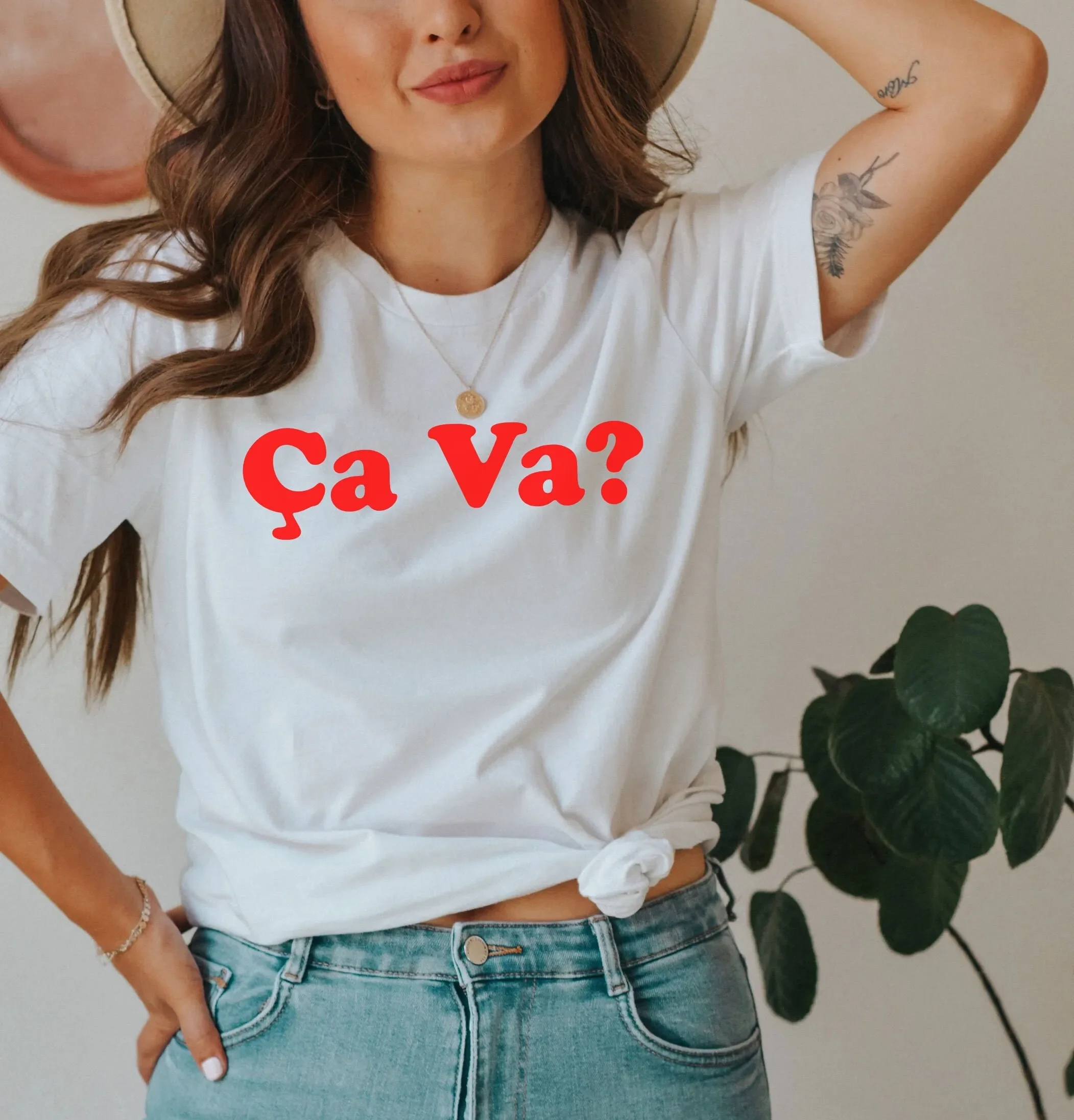 Ca Va T Shirt France Statement French Voilà Gifts