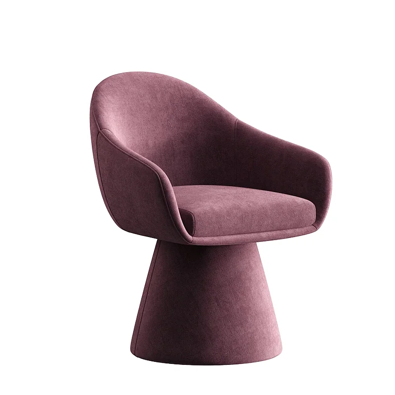 Simple  chairs, solid wood backs and fabrics for hotel and office