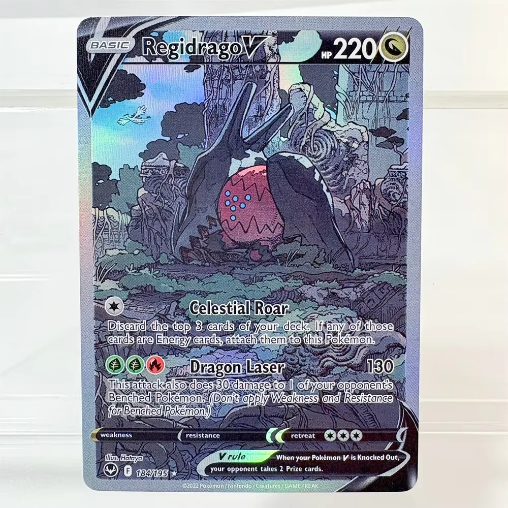 PKM PTCG Hochwertige Umbreon Vmax Glaceon Vstar Rayquaza Vmax Lono Proxy Folienkarten Spielesammlung Anime-Karten