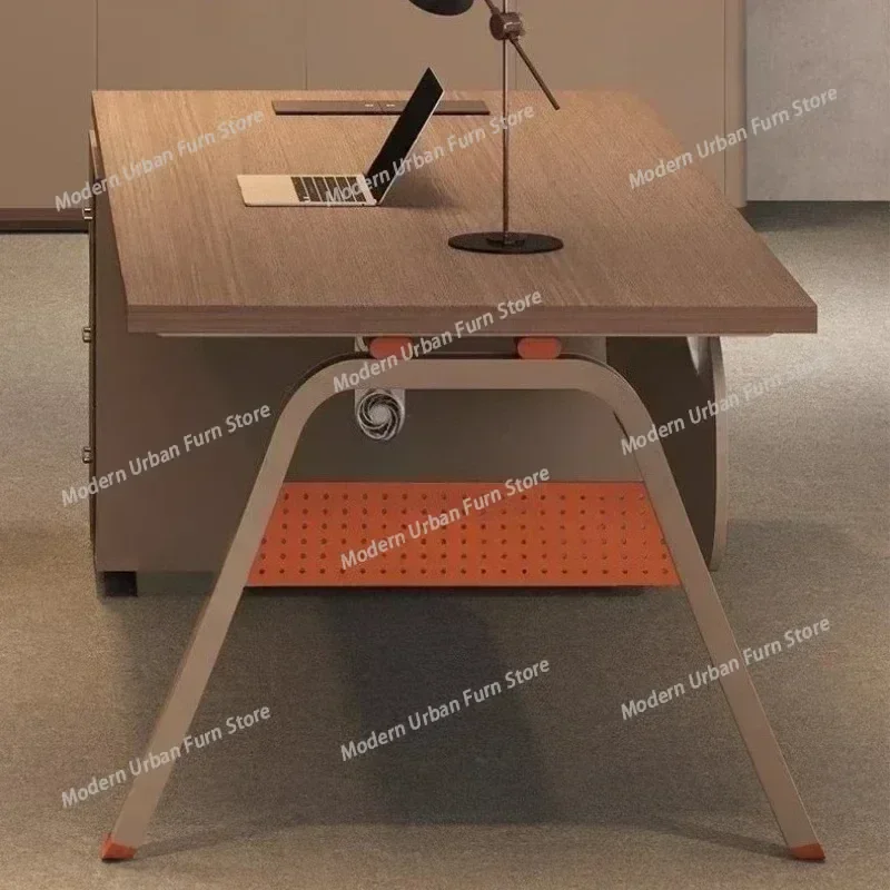 

Office Chair Desks Manager Supervisor Desk Gaming Computer Table 1.6 To 2.2 Meters Nordic Office Desks Modern Luxury Boss Desk