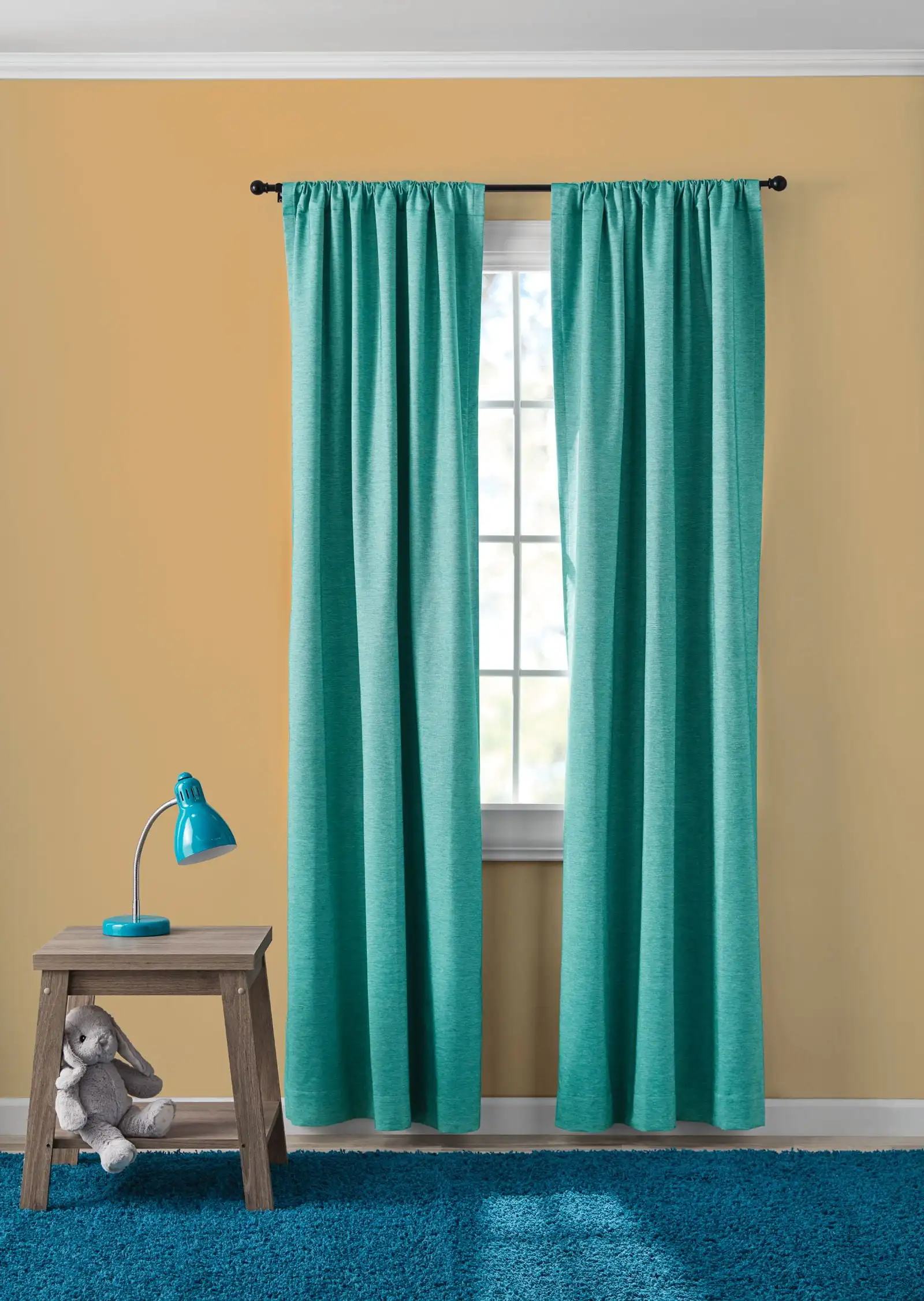 

Пара затемняющих штор, набор из 2 шт., Chambray Turquoise, 38 Вт X 84 л
