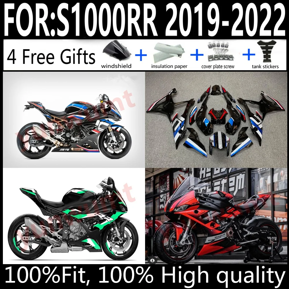 

njection Molded ABS Fairing Kit For BMW S1000RR 2019-2022 Bodywork Cowling Set High Quality Factory Direct Fit