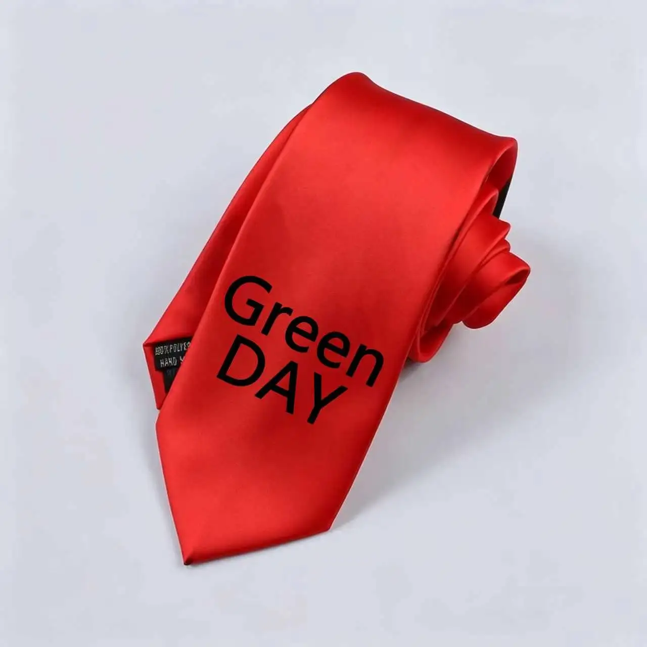 Green Day Tie Cosplay Red Tie Necktie Anime Prop Accessories for Fans Student Gift Fashion Music Rock Band Classic Cravat