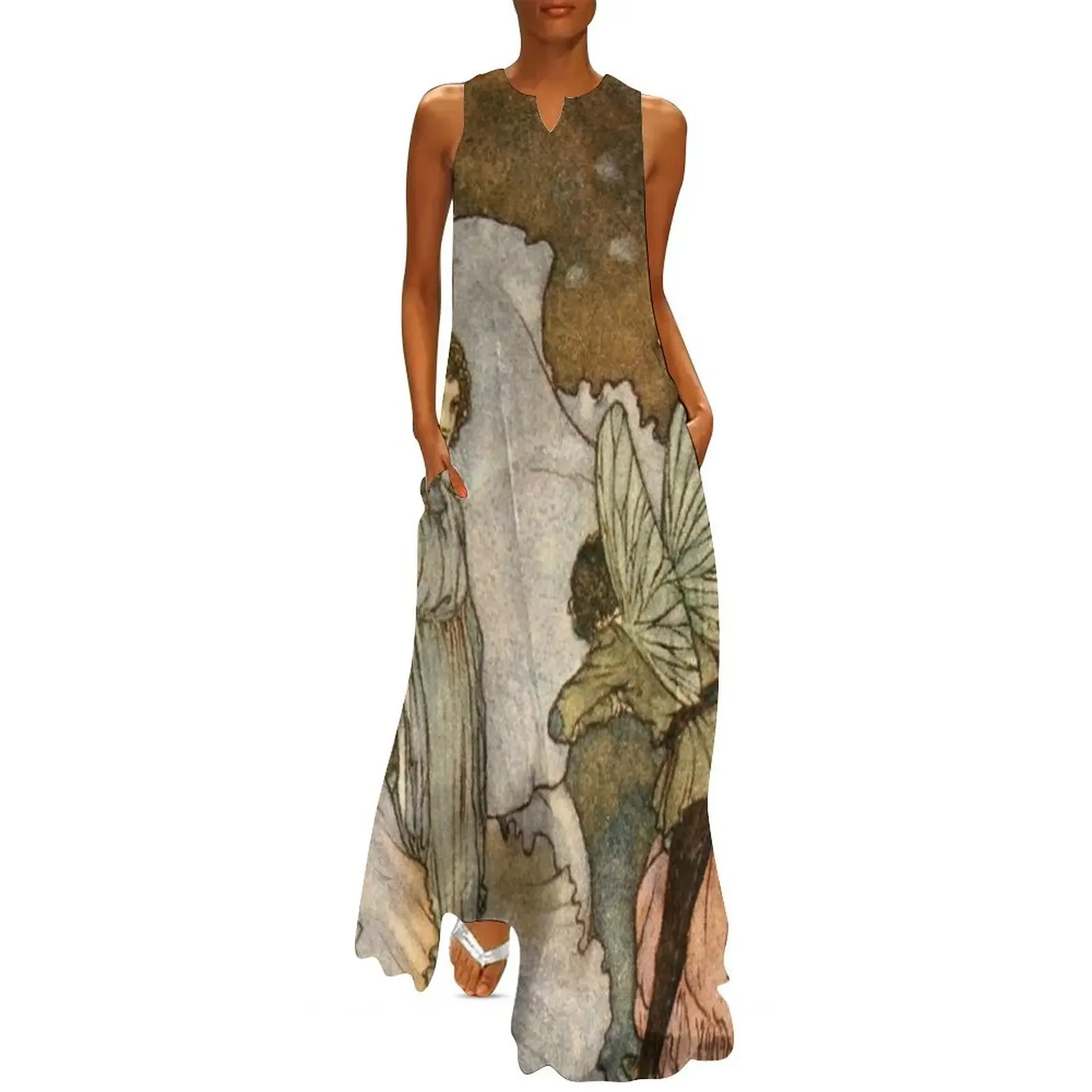 

“Princess Orchid” by Edmund Dulac Long Dress dress korean style party dress women elegant luxury summer clothes