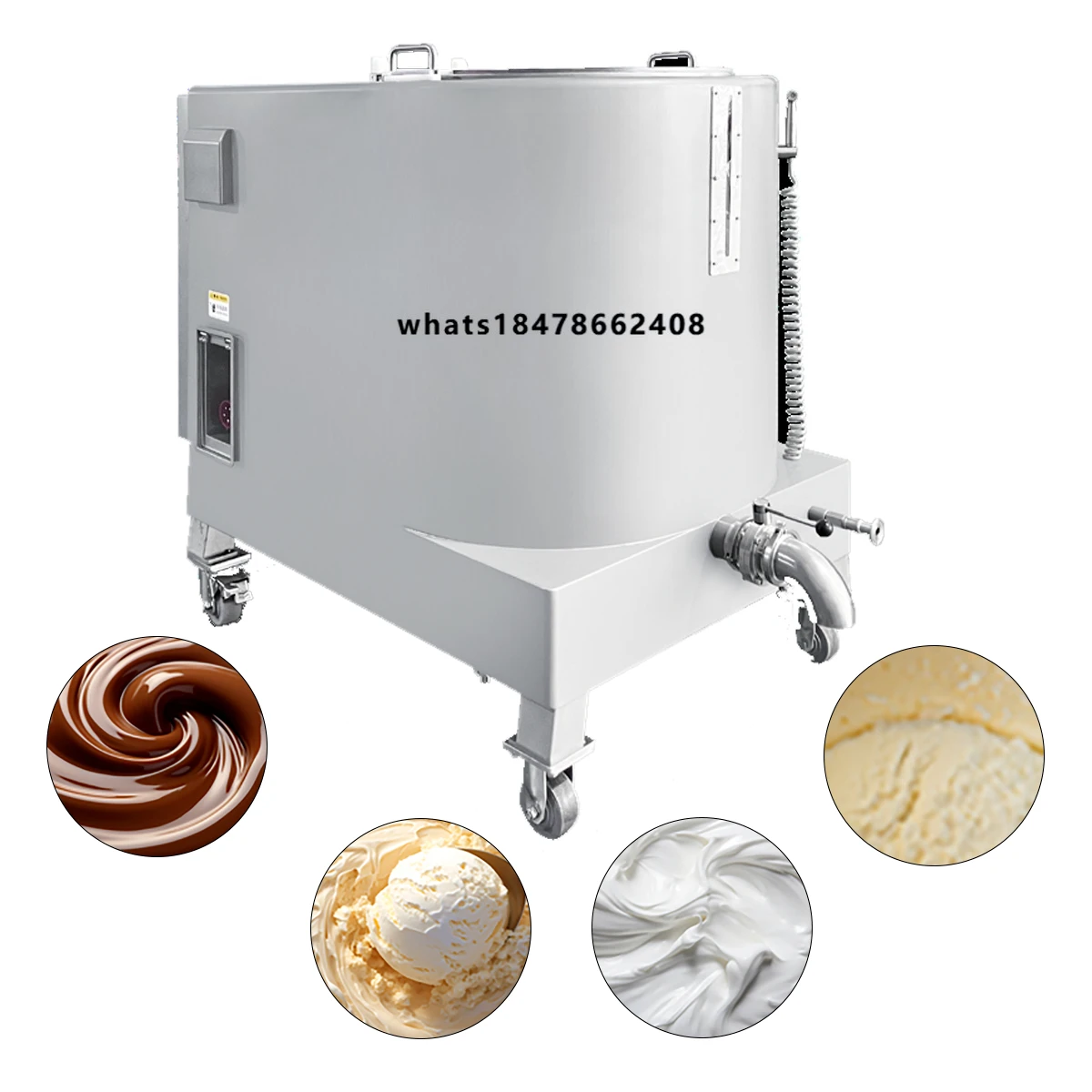 200L Storage tank Capacity Heating Blender Applicable to Heating, Melting and Mixing of Chocolate, Butter and Cheese Blocks