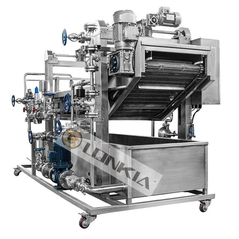 Factory Hot Tunnel Pasteurization Machine Canned Food Pasteurizing Equipment Juice Water Bath Pasteurizer