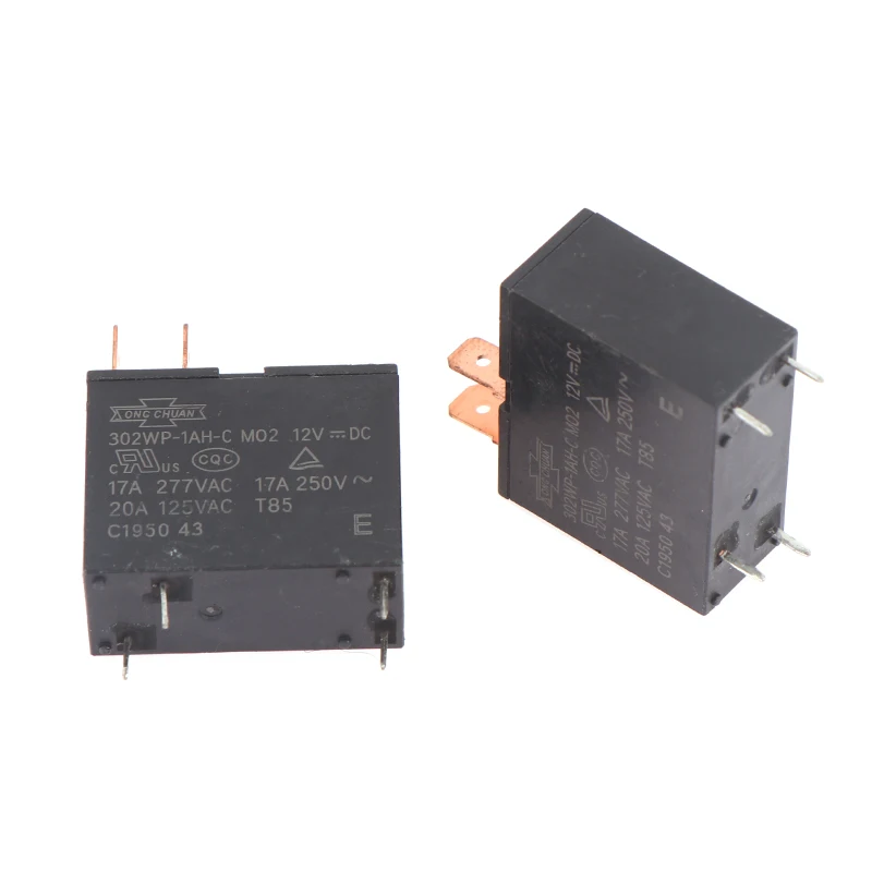 2 PCS 12V Relay 302WP-1AH-C M02 12VDC 4Pins For Microwave Oven