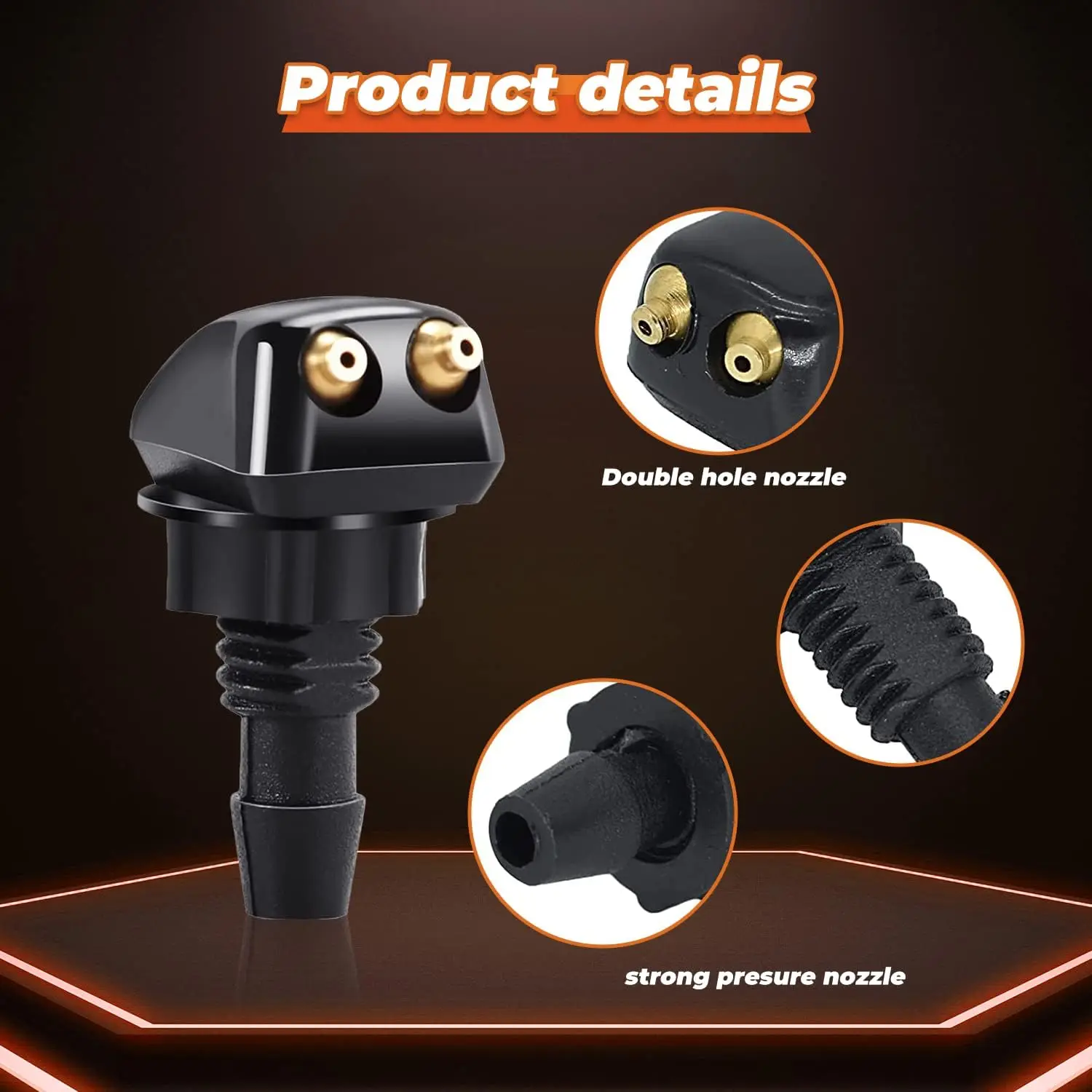 Windshield Washer Nozzles Windshield Washer Nozzle Kits and Fluid Hoses Windshield Washer Nozzles Wiper Sprayers for Cars