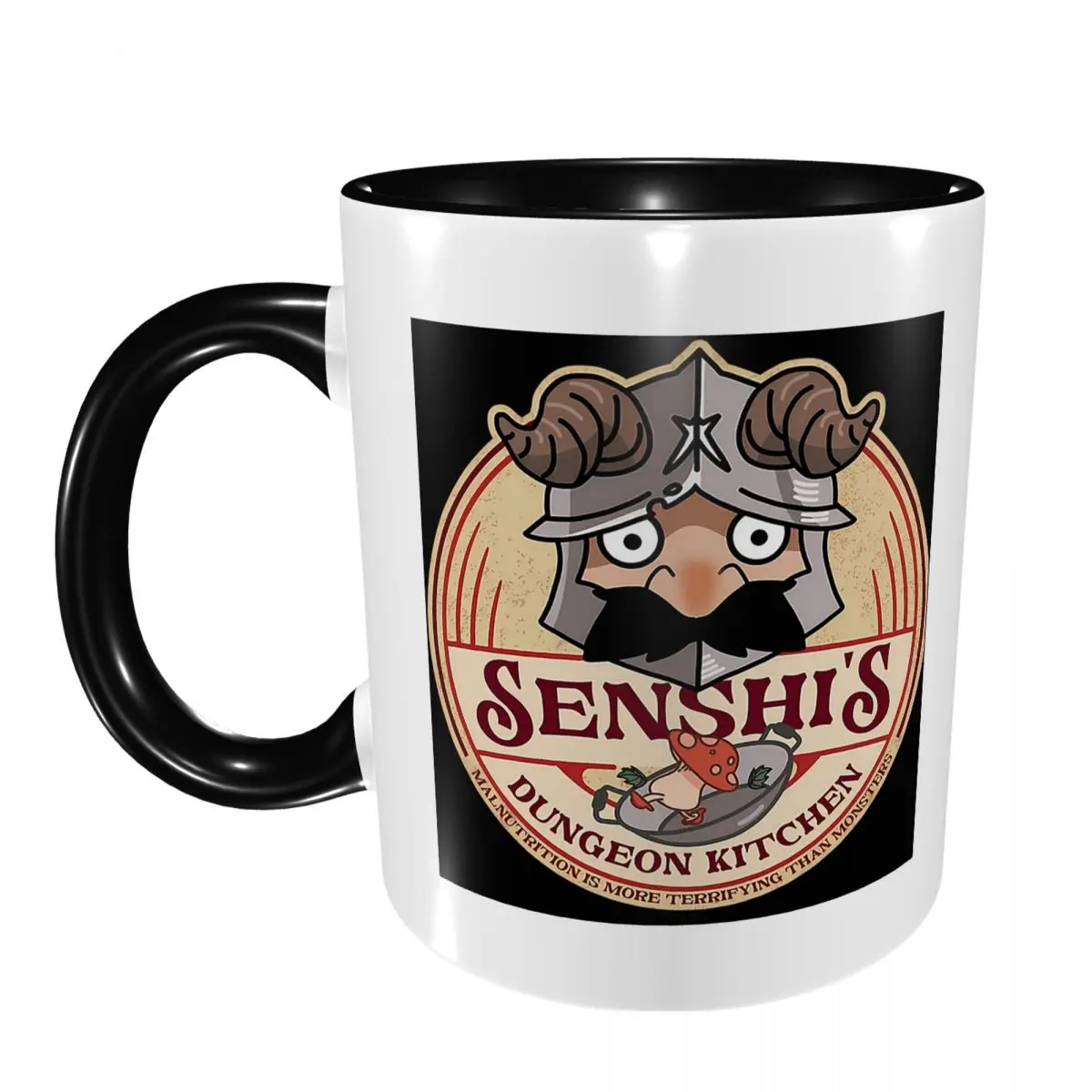 Delicious In Dungeon Senshi Cooking Anime Mug Funny Ceramic Coffee Cups Tea Mugs Milk Cup Drinkware Gifts for Friends