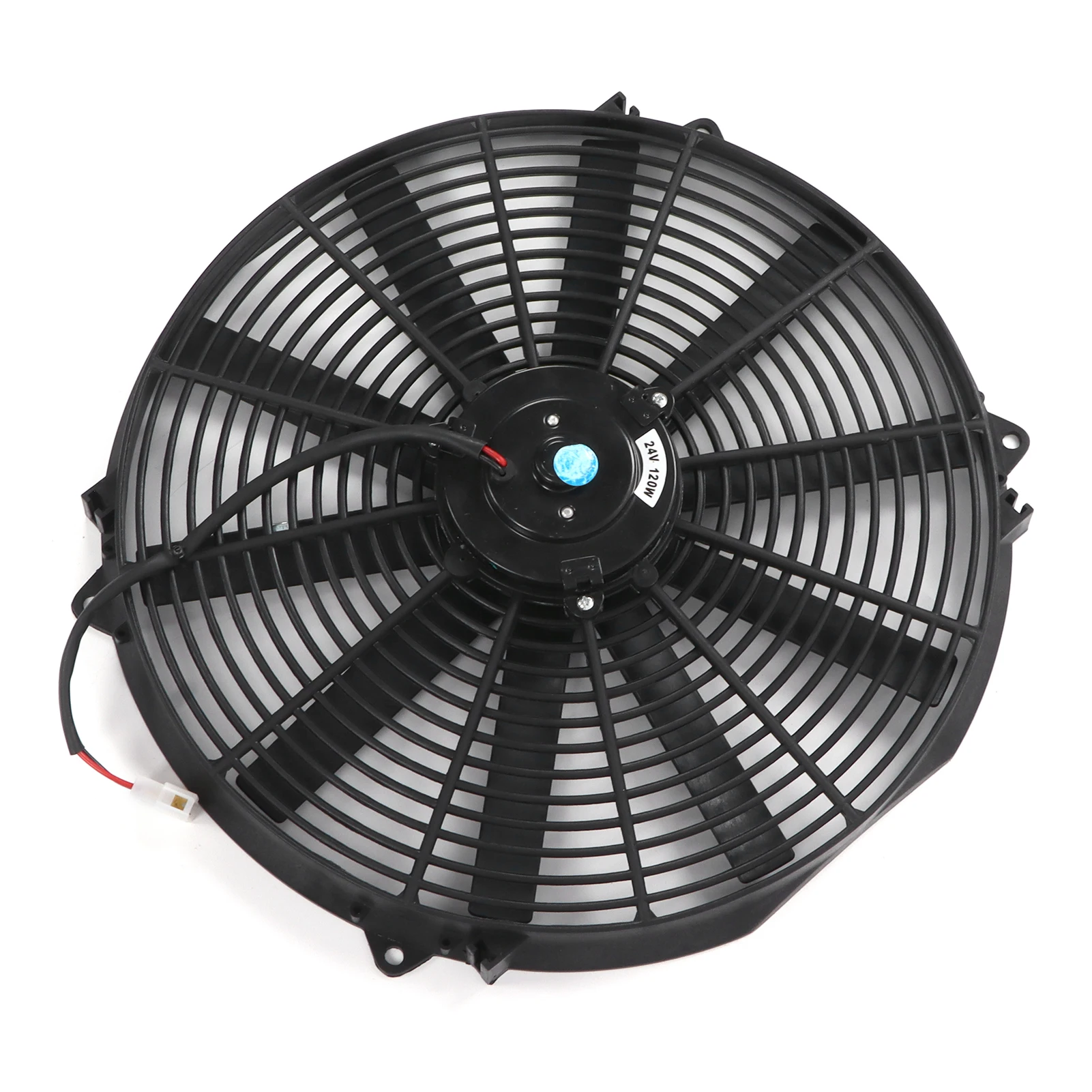 Radiator Fan Electric Radiator Cooling Fan Low Noise Levels  Stronger Power Air  120W for Van for Pickup for Truck