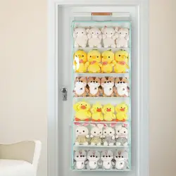 Household Door Rear 5/6 Layers Storage Hanging Bag Multi functional Wall Hanging Storage Display Stand Home Decoration LH246