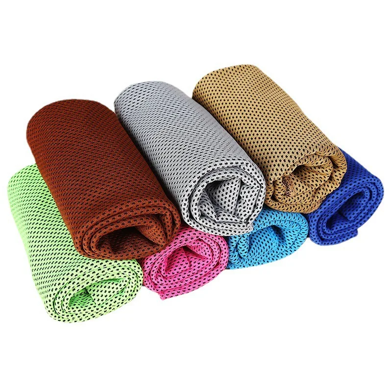 AliExpress NONE Cooling Towel Instant Relief Microfiber Cool Towels Chilling Neck Wrap Ice Cold Rags for Sports Fitness Camping Cycling Hiking