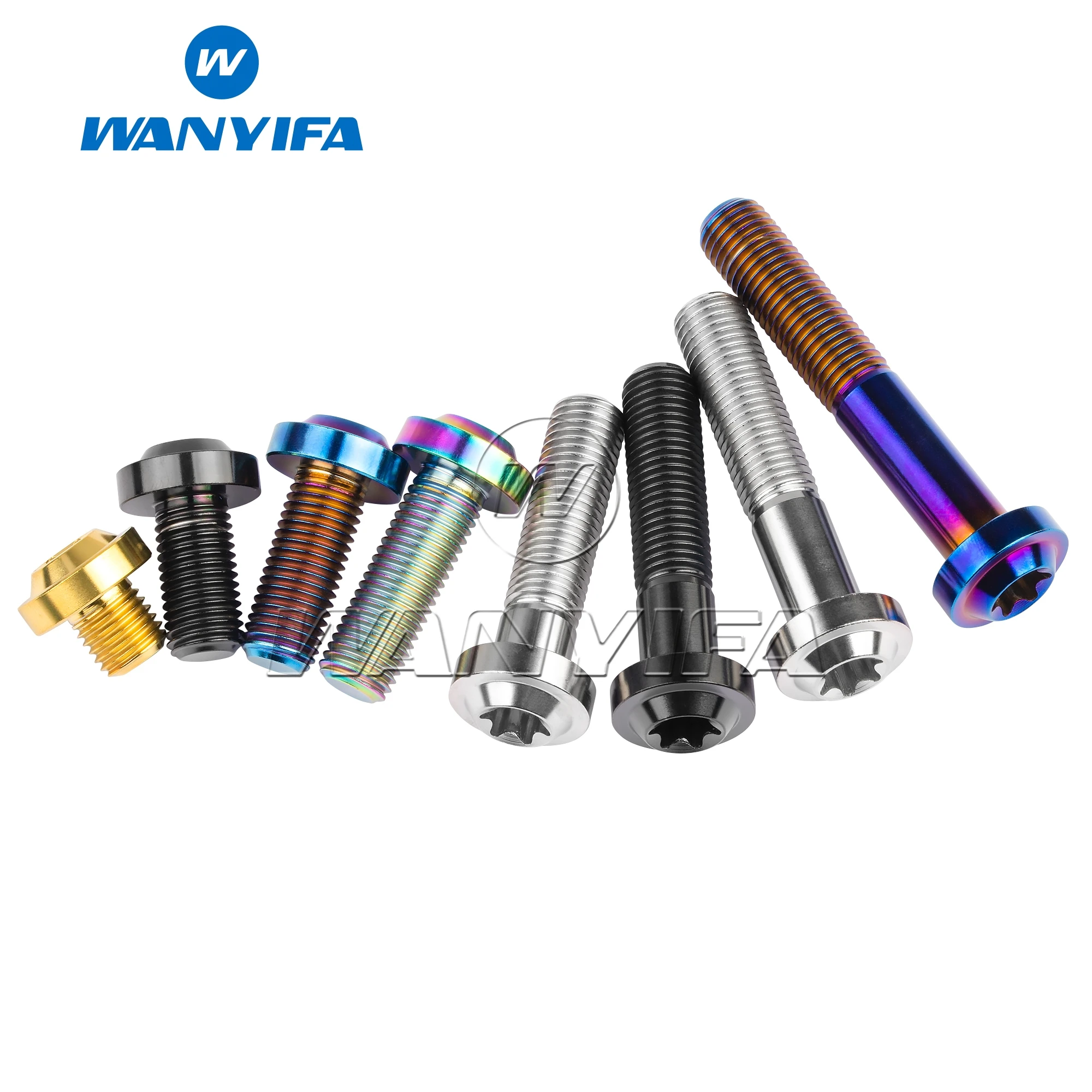 Wanyifa Tytanowa śruba M10X10/15/20/25/30/35/40/45/50/60/65Mm Skok 1.25/1.5mm Kwiatowa główka Torx T45/T50 dla 뷰네 очень культуры 많은