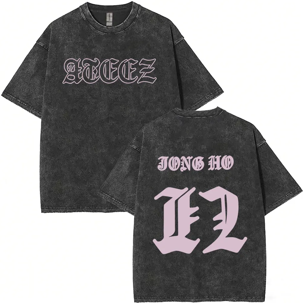 

Korean Kpop ATEEZ Mingi 2026 World Tour in Your Fantasy T-shirt Men Women Clothing Fashion Casual Oversized T Shirts Streetwear