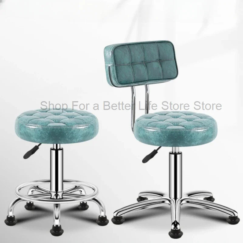 

Wheel Professional Barber Chairs Hairdressing Tattoo Office Ergonomic Barber Chairs Swivel Pedicure Silla Salon Furniture MR50BC