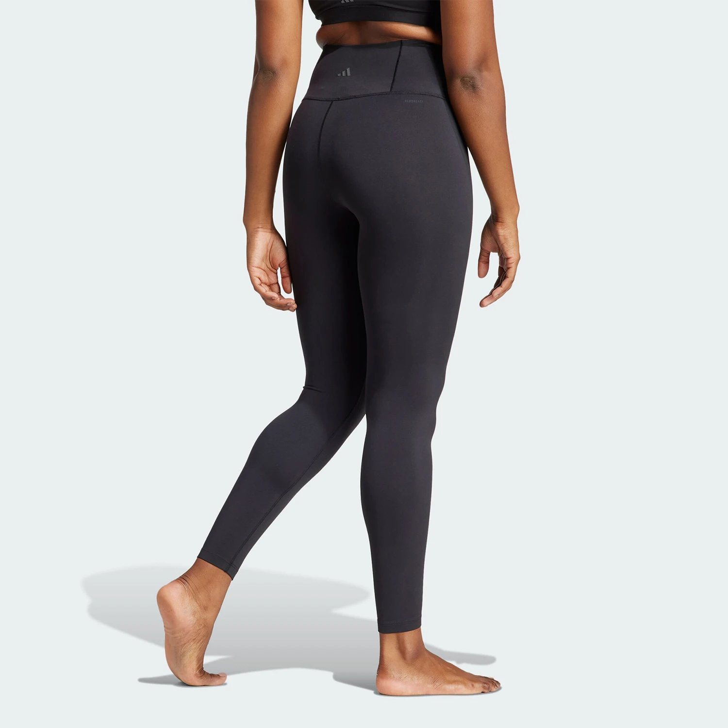 Adidas genuine spring new women's yoga tight fitting sports cropped pants IL7324