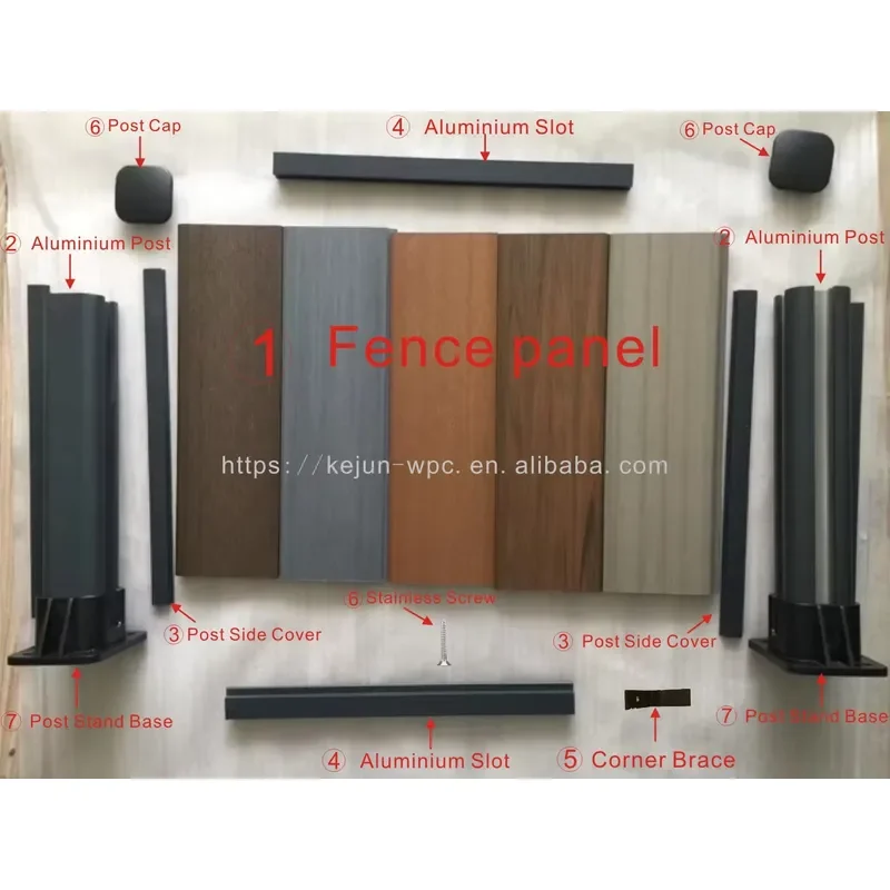 Decorative Hot Selling Plastic Composite Fence With Trade Assurance 1.5m*1.m