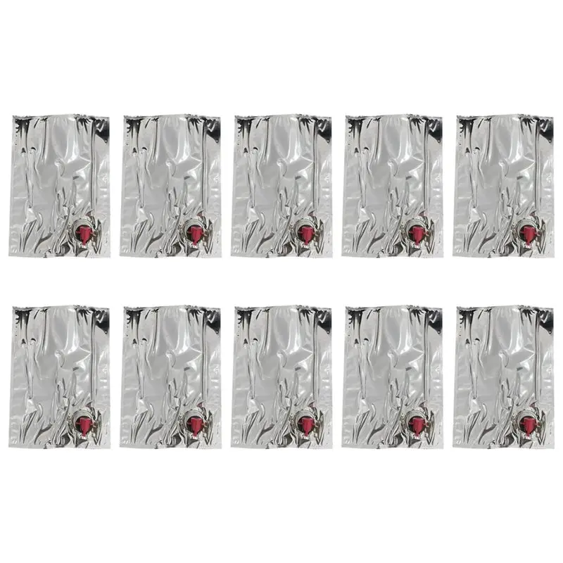 

Клапаны-краны для транспортировки напитков, 10 шт., пакеты для сохранения пива, пакеты для хранения красного вина из алюминиевой фольги, защита от плесени