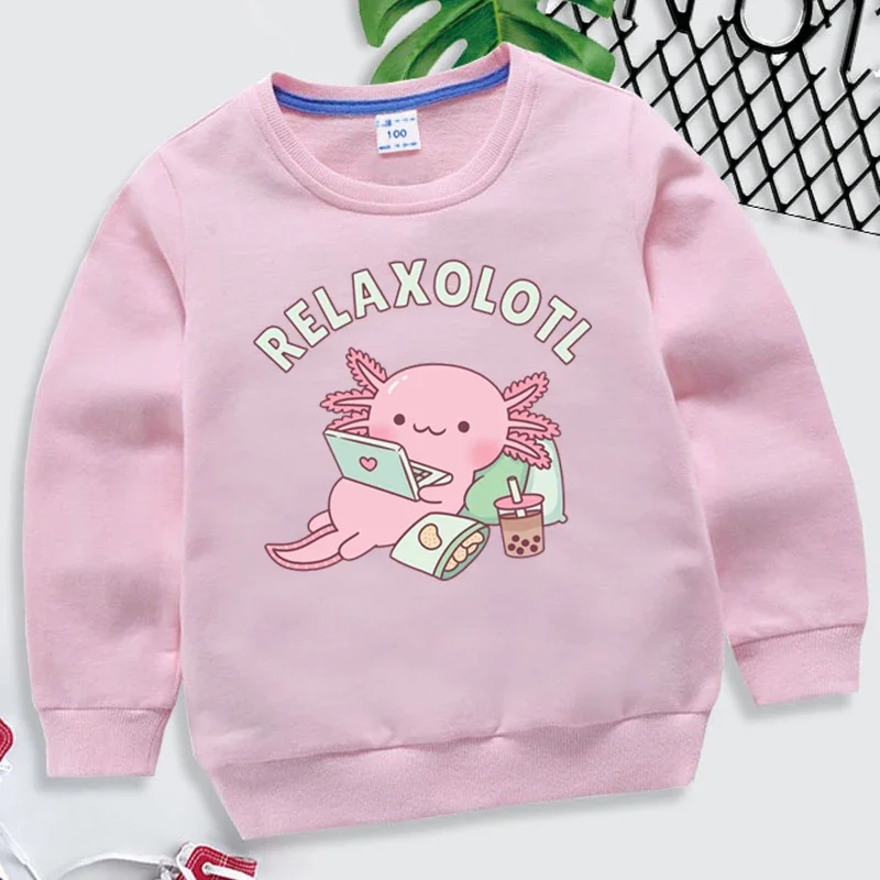 ربيع جديد ملابس الأطفال البلوز الكرتون لطيف إلكتروني طباعة القطن رياضية الفتيان والفتيات البلوز طويلة الأكمام رياضية