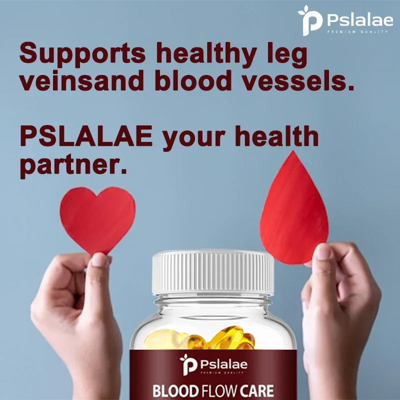 Blood Flow Care Capsules - Balance Blood Pressure, Support Heart, Cardiovascular Health, Promote Blood Circulation Supplement