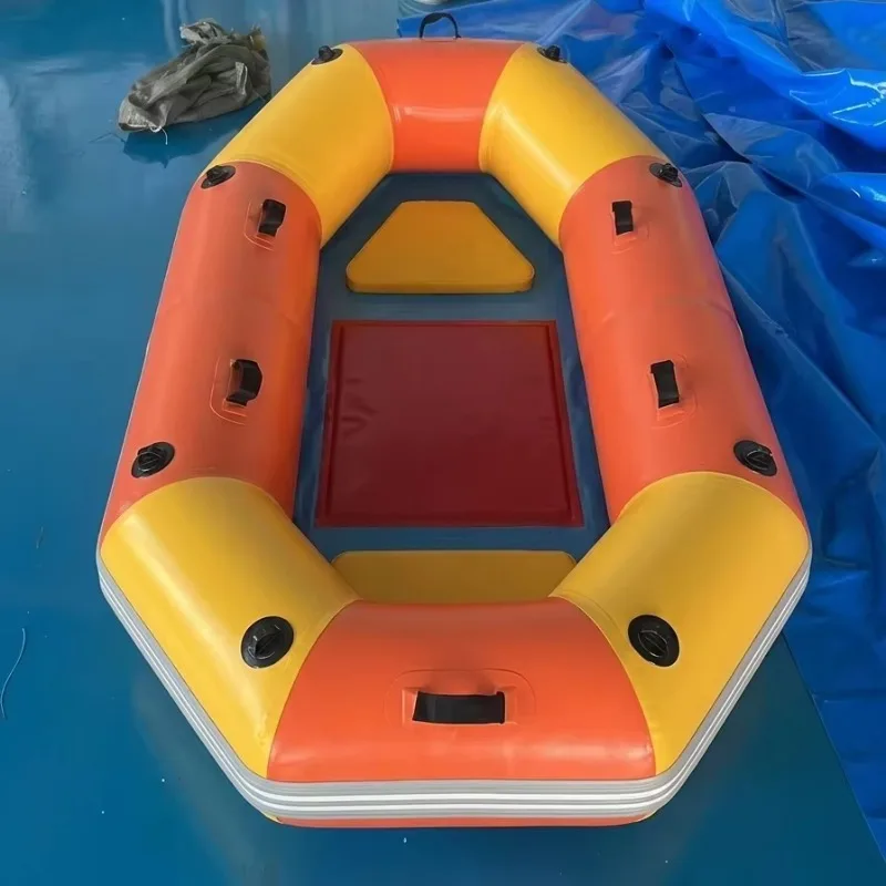 0.9mm Inflatable Surfing Boat Wear-Resistant 2.4m Rowing Kayak Drift Drifting Inflatable Kayak