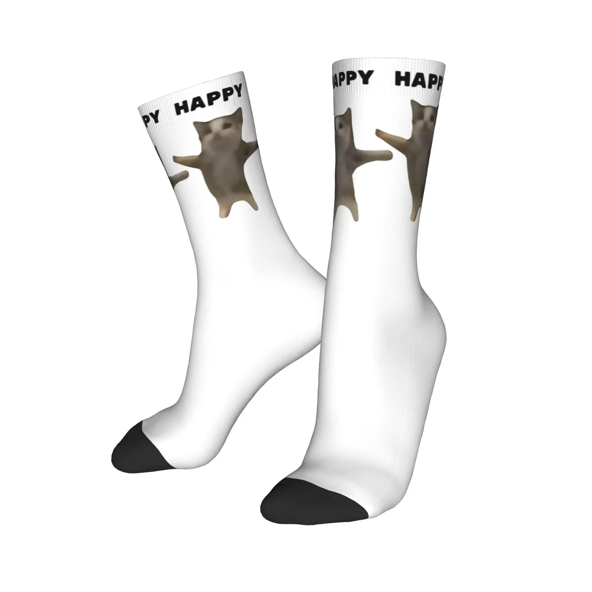 Hapi Cat Dance Meme Chaussettes pour hommes et femmes, Accessoires, Chaud, Doux, Meilleurs cadeaux