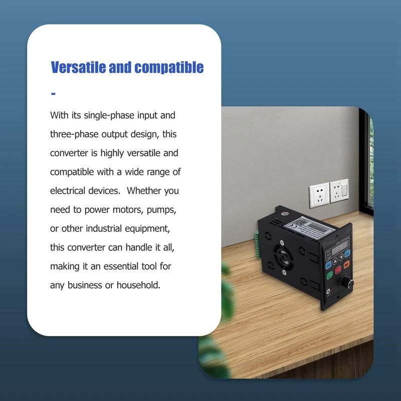 UX-52-100-30W 220V Frequentieregelaar Eenfasige ingang Driefasige uitgang Mini driefasige converter