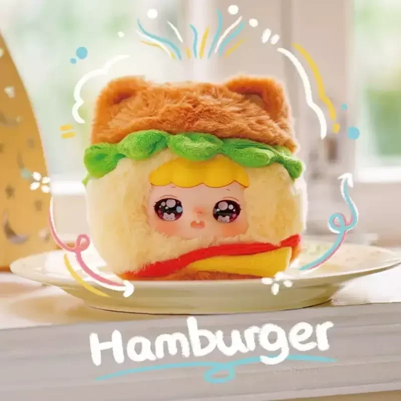 نينا ماذا تأكل نيني اليوم سلسلة صندوق أعمى من القطيفة جميلة أنيقة لطيف دمية زخرفة الديكور هدية عيد ميلاد الفتاة #6