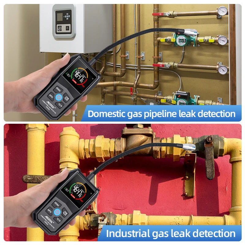 CGD02A ręczny detektor wycieku gazu detektor łatwopalnego gazu ziemnego analizator alkoholu metanowego LPG PPM LEL Alarm dźwiękowy