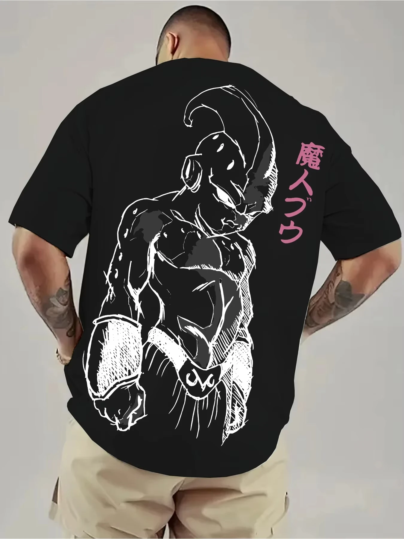 

Dragon Ball 2026 New Summer Retro High-Quality Cotton T-Shirt Majin Buu X Venom Fusion Print Unisex Top for Men Women Kids Y2k