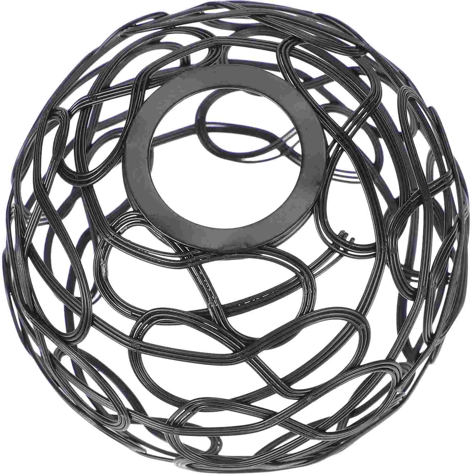 

Industrial Light Bulb Cage Style Light Cage Lamp Guard Iron Chandelier Farmhouse Lampshade Replacement Pendant