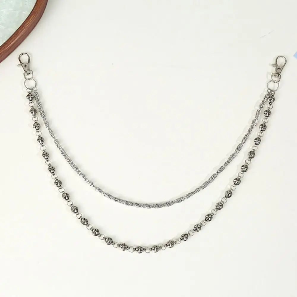 New Metal Pants Chain Punk Hip Hop Waist Chain Double Chain Jeans Chain Accessories Gifts