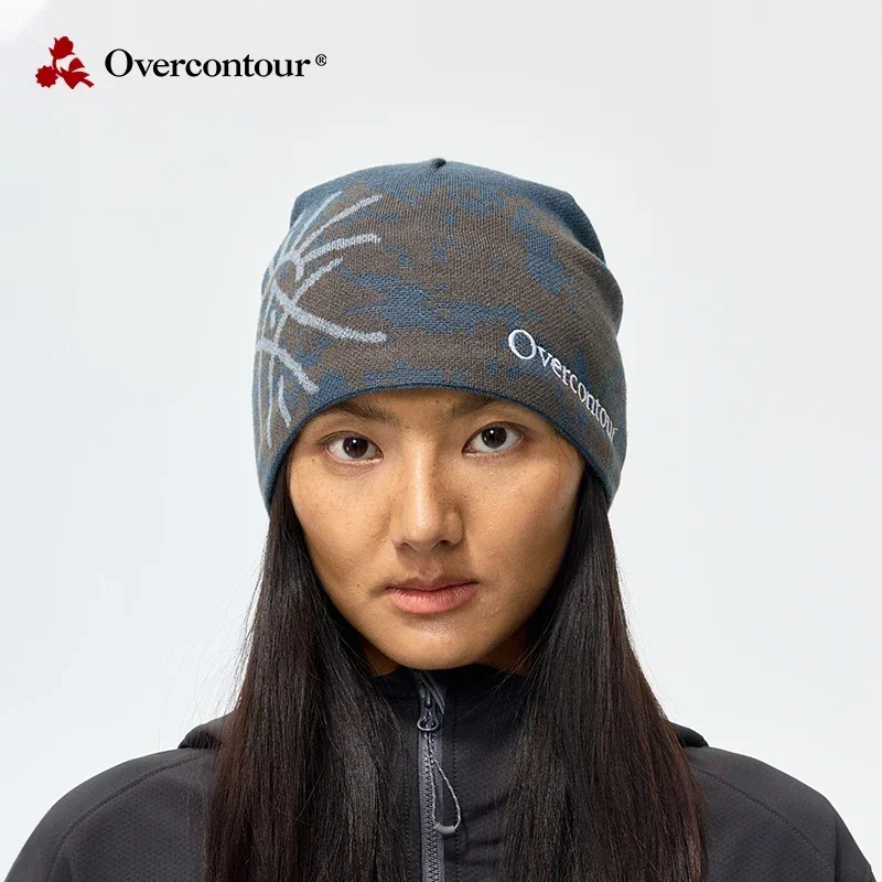 Overcontour X Ailaisen The World Tree Man / Women Autumn & Winter Warm Merino Wool Knit Hat Absorbent Fleece Skiing / Riding