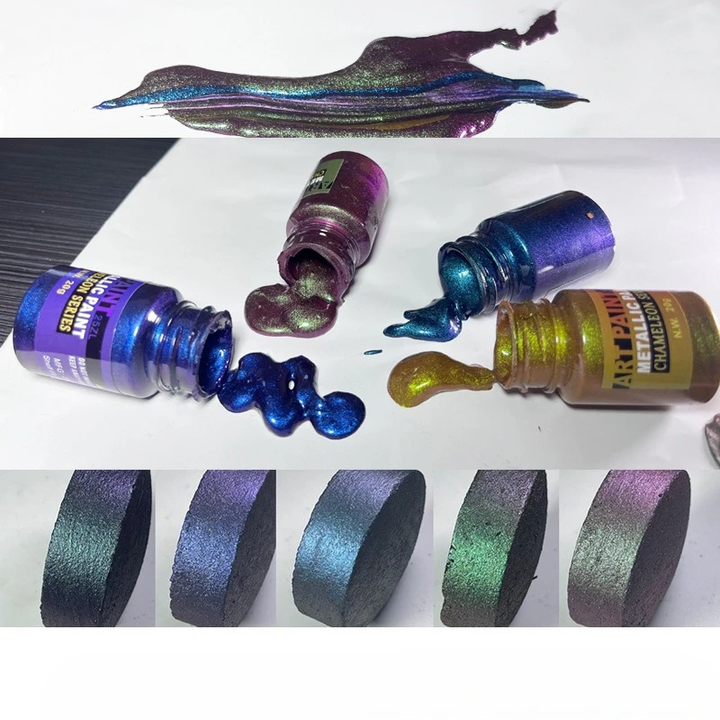 20g Color Shift Chameleon Pigment Multi-Angle Iridescent Paint for Art Painting DIY Crafts General Art Dye Acrylic Paint