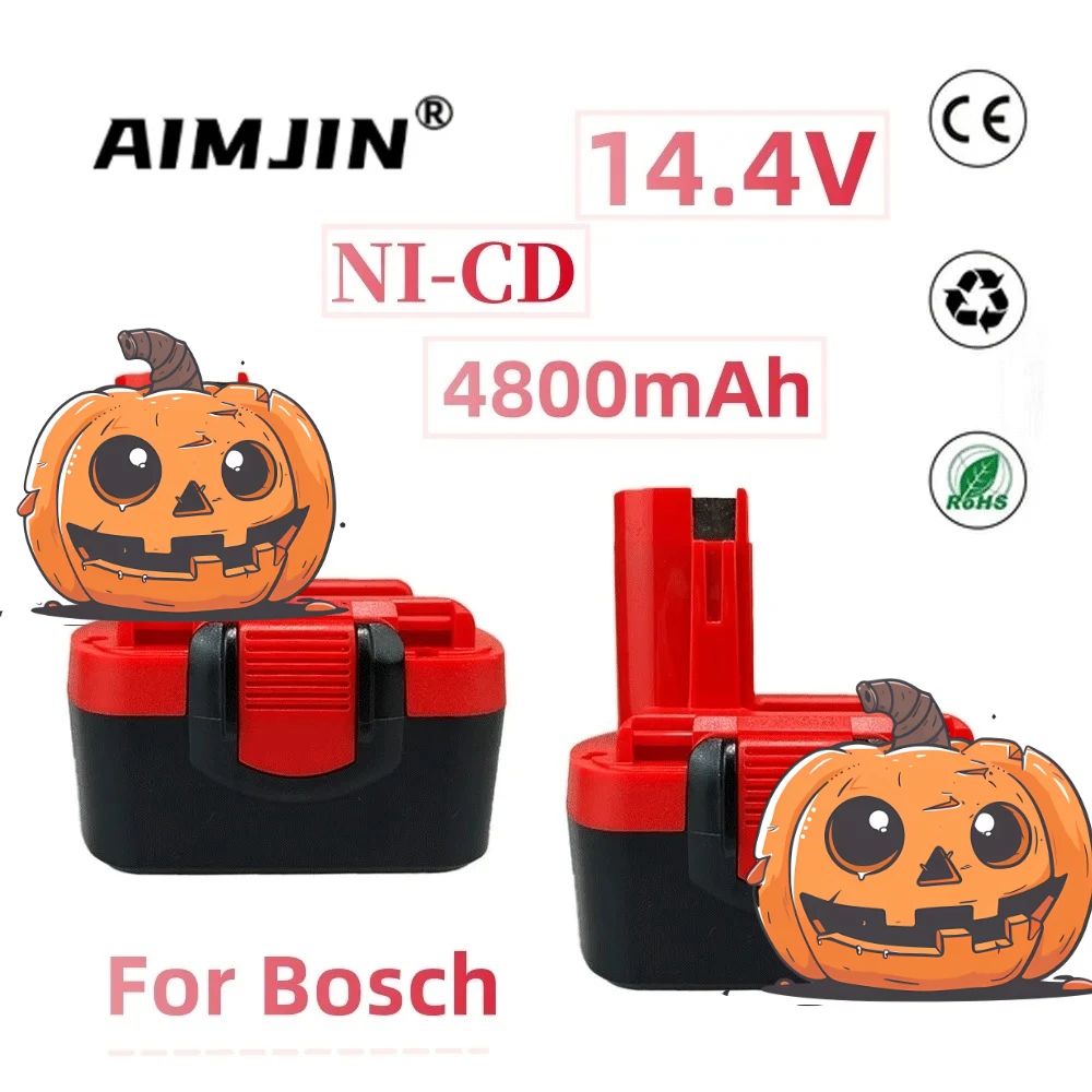 

Super Hot Selling 14.4V 4800mAh Rechargeable Battery for bosch 14.4V Battery BAT038 BAT040 BAT140 BAT159 BAT041