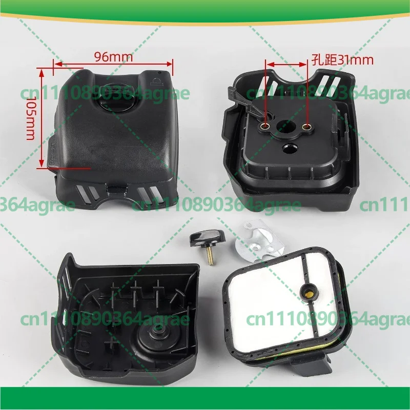2pcs Air Filter Assembly For Komatsu G45 G35 Grass Trimmer 443R 543R Garden Power Tool Accessories