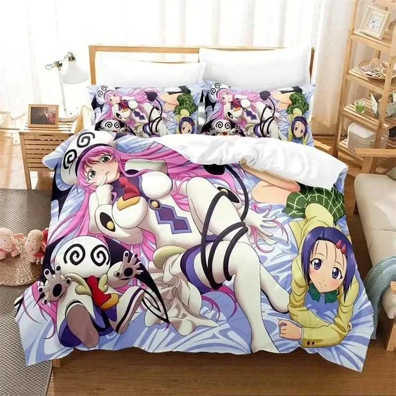

To Love Ru Darkness 3D NEW Duvet Cover Pillowcase Bedding Set Adult Boy Girl Bedroom Decoration Children Single Double Large