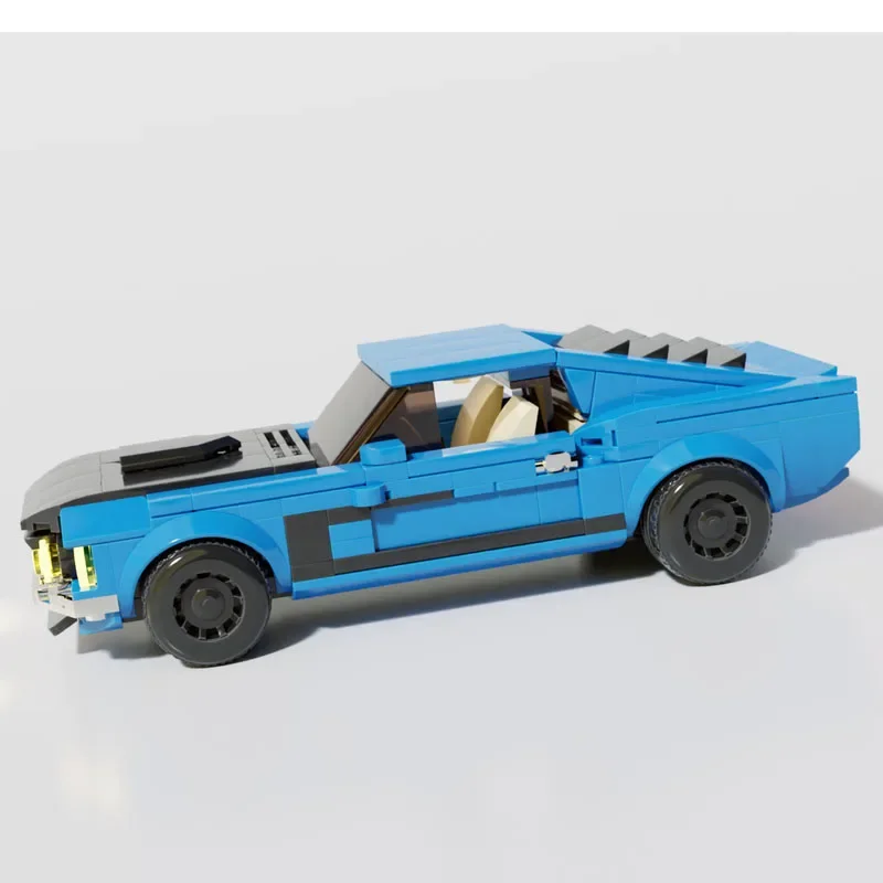 MOC-96038 de bloques de construcción para niños y adultos, coche deportivo súper pequeño, modelo de montaje 314 piezas, rompecabezas educativo, regalo de cumpleaños y Navidad