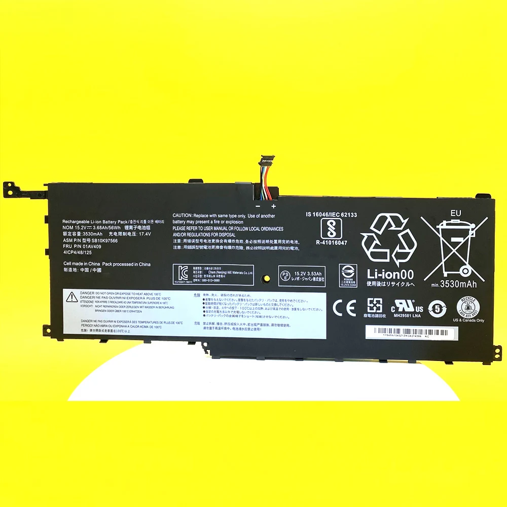 NEW 00HW029 SB10F46467 For Lenovo ThinkPad X1 Carbon Gen 4 ( 2016 )Yoga X1 2nd Gen Laptop Battery 01AV409 20FB-005XUS