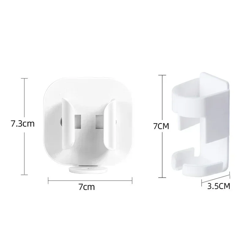 Suporte de escova de dentes rack organizador escova de dentes elétrica fixado na parede titular economia de espaço acessórios do banheiro