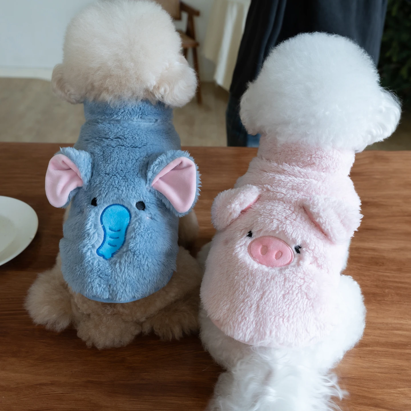 

Winter Warm Soft Corduroy Coat Jackets For Small Medium Dog Puppy Outerdoor Overalls Korean Pink Blue Lovely Pet Dog Cat Clothes