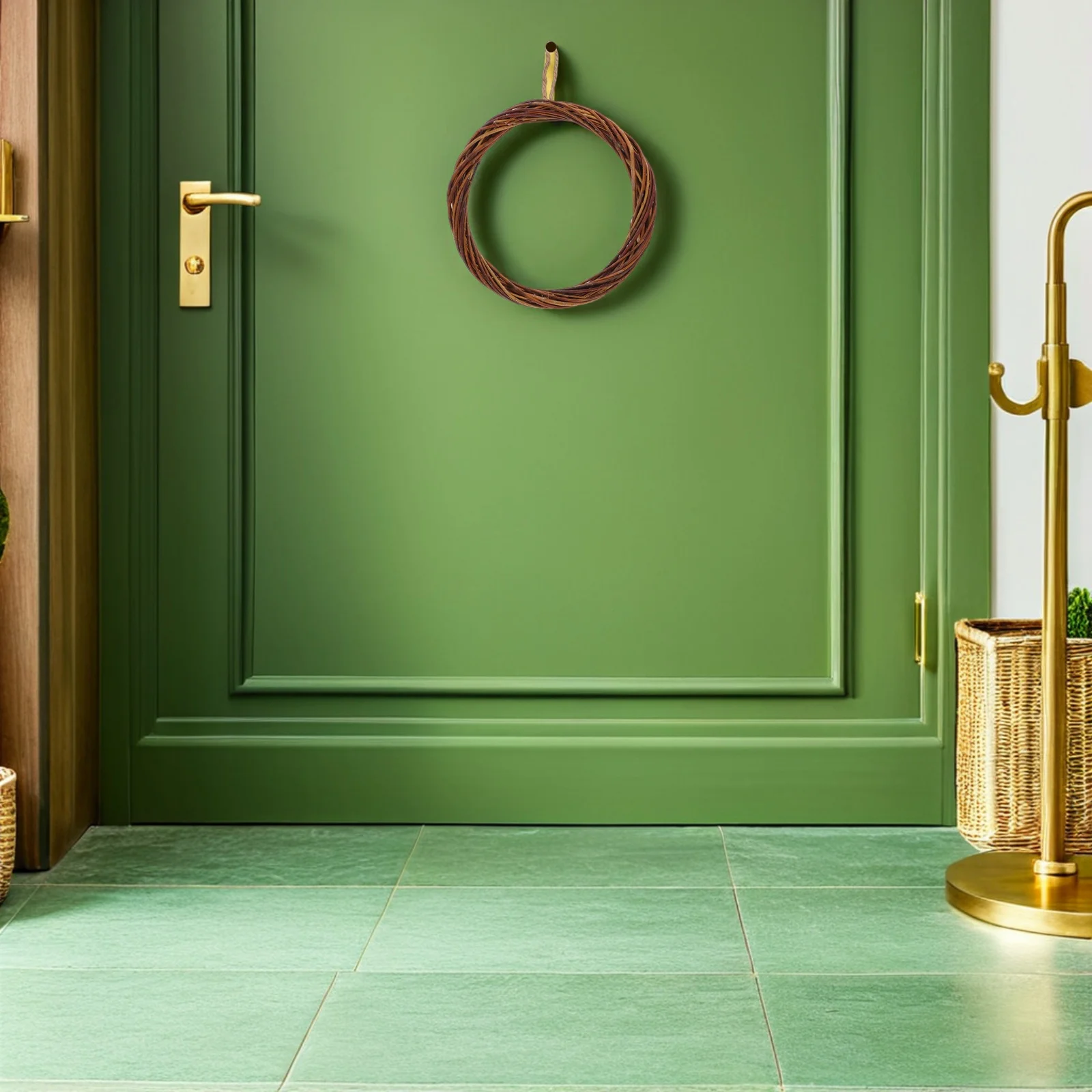 

3pcs Grapevine Wreaths 20Cm Handmade Vine Branch Garland For Christmas Wedding Holiday Party Decor Diy Rattan Craft Supplies