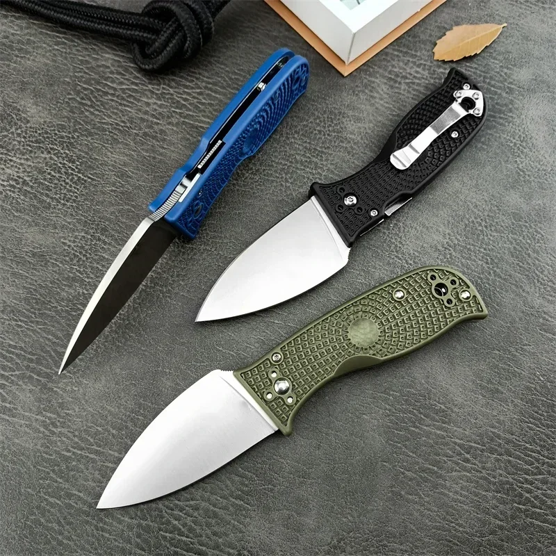 

Mini Folding Knife D2 Blade Nylon Fiber Handle Emergency Rescue EDC Tool Outdoor Tactical Self-Defense Multi-Purpose Tool