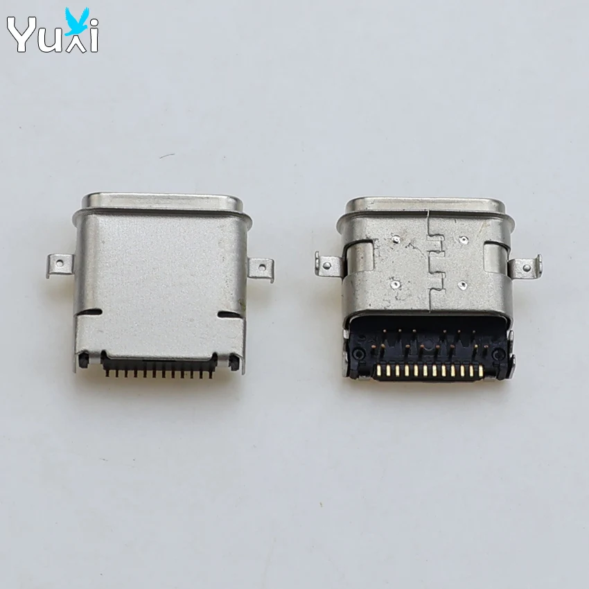 YuXi 5pcs Sink Board 1.4 Front Plug And Rear Sticker Length 9.65mm Socket USB Type C 24P Waterproof Female Connector