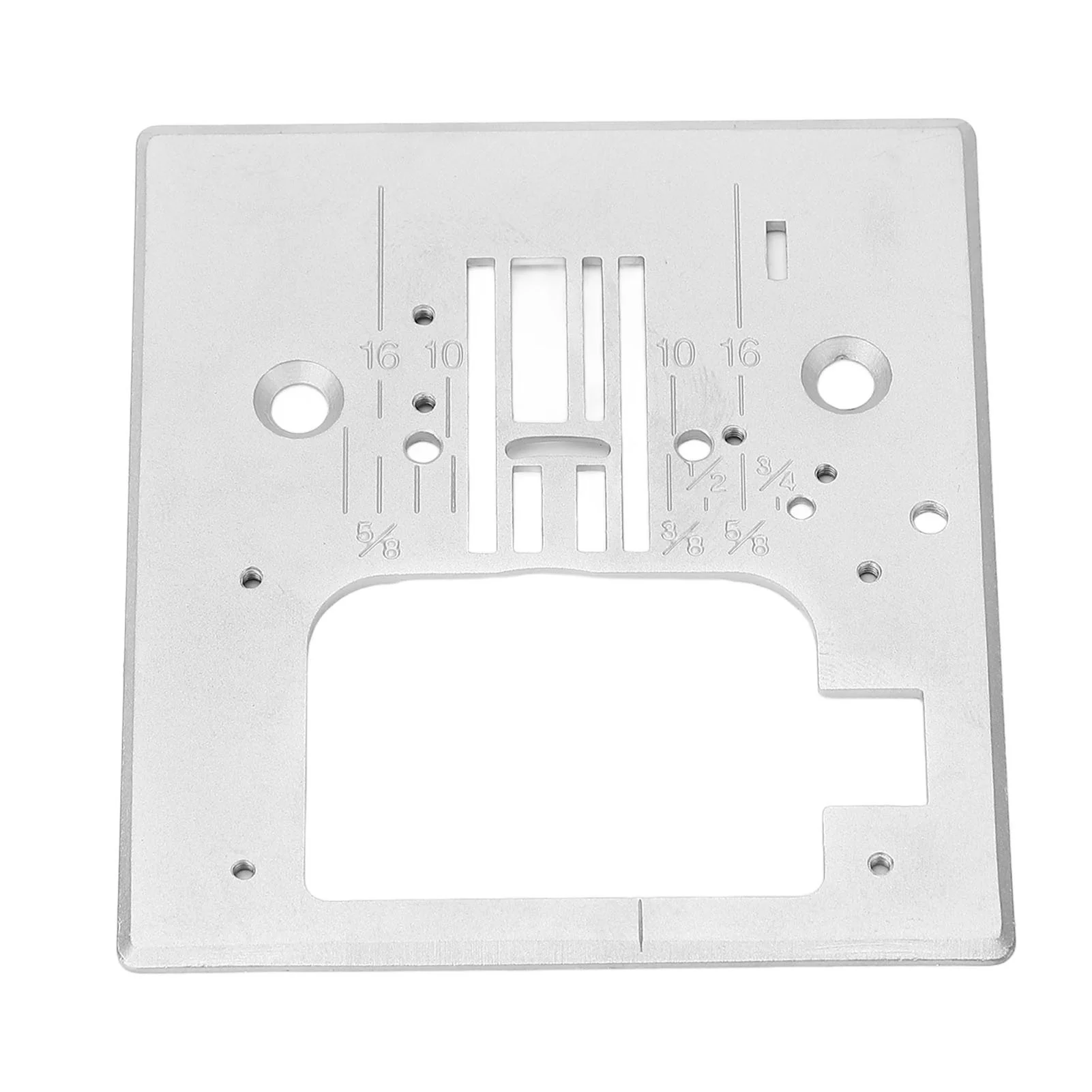 Sewing Machine Needle Plate 7.6x8.4cm Steel Needle Throat Plate for Singer 7256 7258 7285Q S800 Experience 400