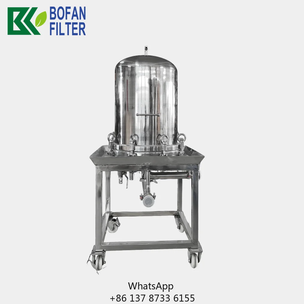 New Bofan Stackable Filter Housing 20 Stages Built-in PP Filter Membranes High-Precision Liquids Industrial Use 0.1um Minimum